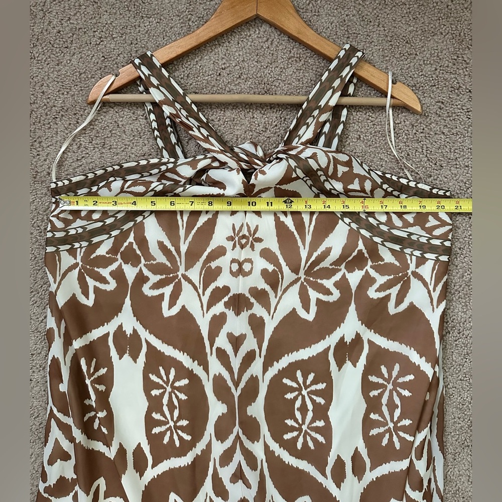 NWT Anthropologie Vineet Bahl Printed Halter Maxi Dress XL - Picture 15 of 16